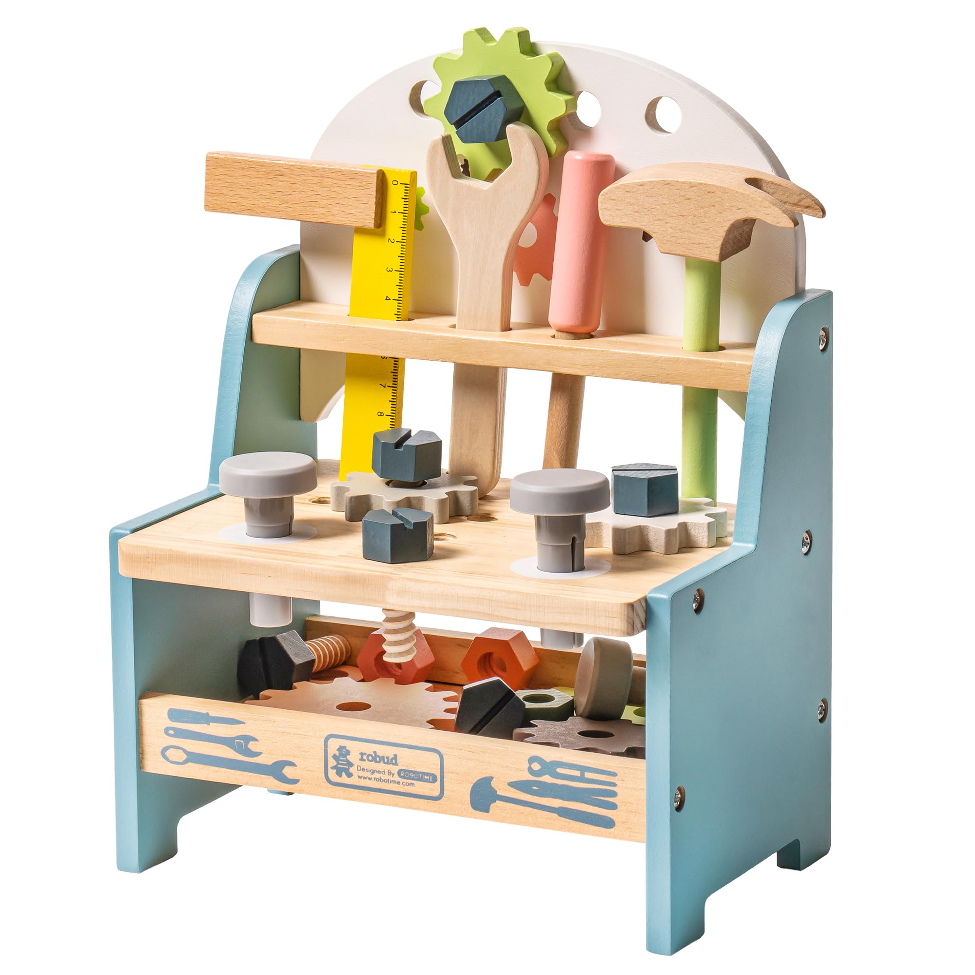 Woodworking Shops - ROBUD Mini Wooden Play Tool Workbench