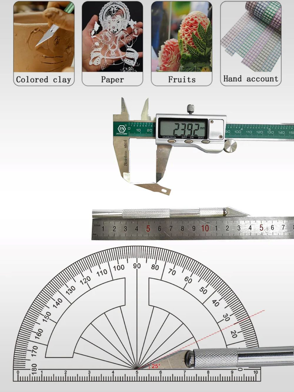 Carving Knife Metal Scalpel Kn - Woodworking Marking Knife ulasan dan harga