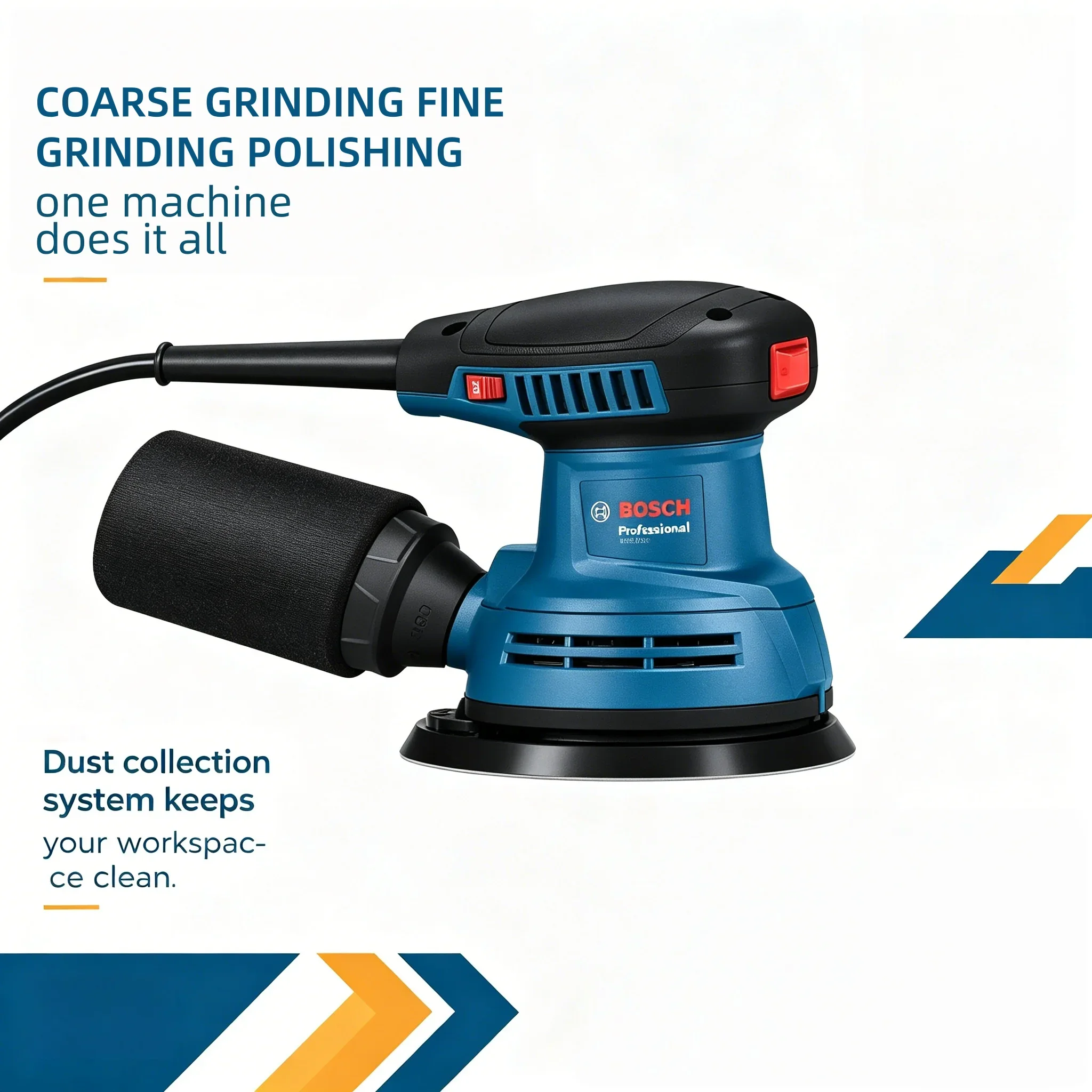Bosch GEX125 280W Multifunctio - Woodworking Machinery ulasan dan harga