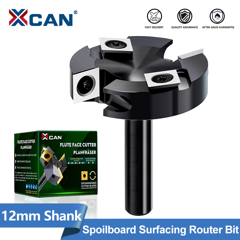 XCAN 1pc 12mm Shank Spoilboard - Woodworking Plan Pdf ulasan dan harga