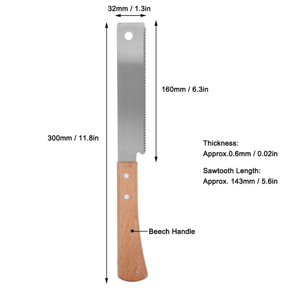 Japanese Hand Saw 12in Flush C - Japanese Pull Saw ulasan dan harga