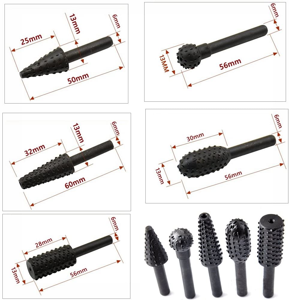 5PCS Drill Bit Set 1/4'' 6mm S - Woodworking Marking Knife ulasan dan harga