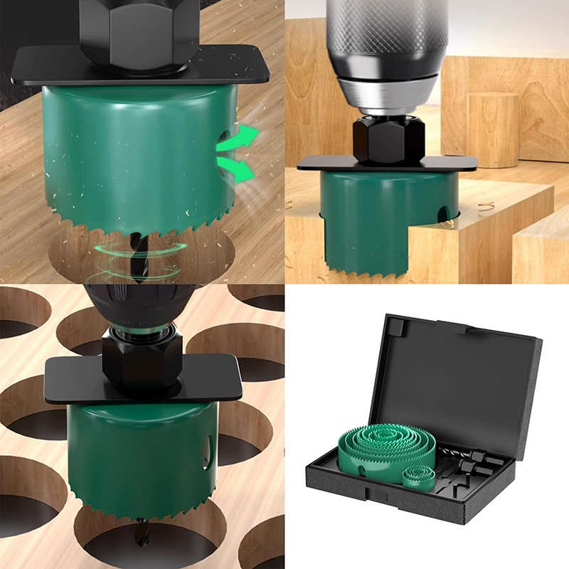 19/8/5PCS 19-127mm Hole Saw Cu - Woodworking Product ulasan dan harga