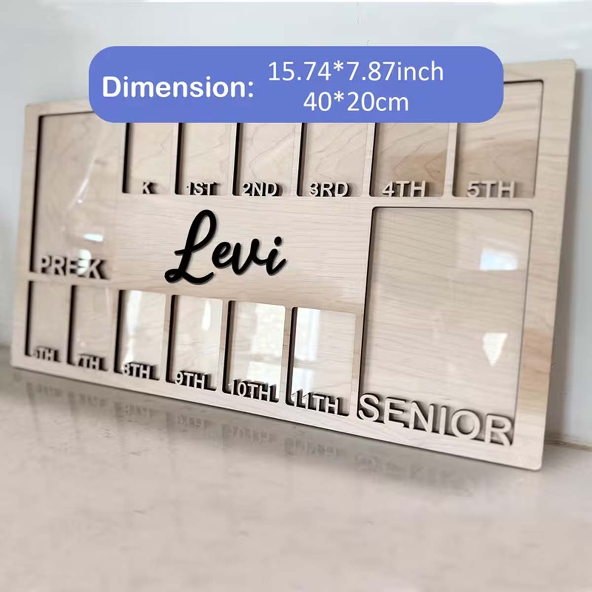 Custom Photo Frame Board Woode - Woodworking Laser ulasan dan harga