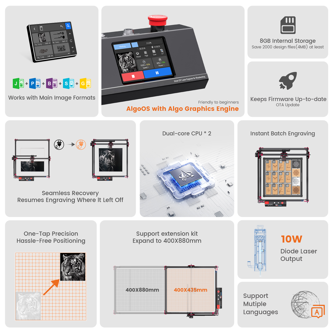 AlgoOS Control Smart High Powe - Woodworking Shops ulasan dan harga