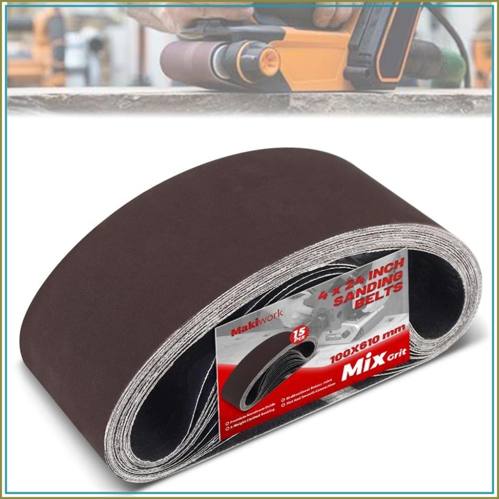 4x24 Inch Sanding Belts 15-Pac - Woodworking Product ulasan dan harga