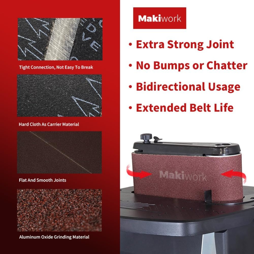 4x24 Inch Sanding Belts 15-Pac - Woodworking Product ulasan dan harga