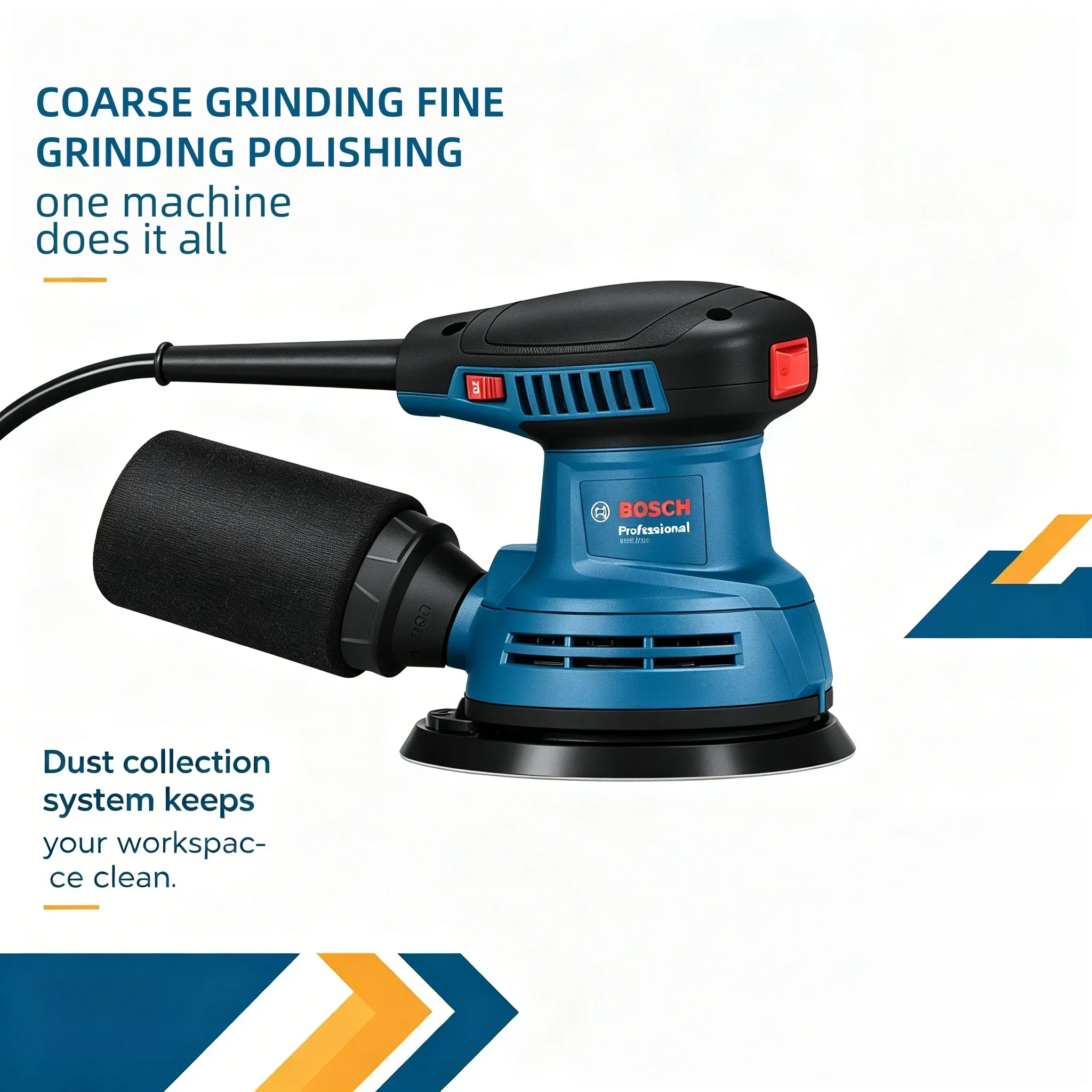 Bosch GEX125 280W Multifunctio - Woodworking Machinery ulasan dan harga