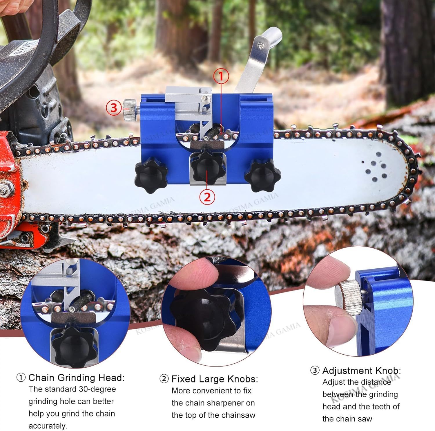 Portable Manual Chain Saw Blad - Woodworking Shops ulasan dan harga