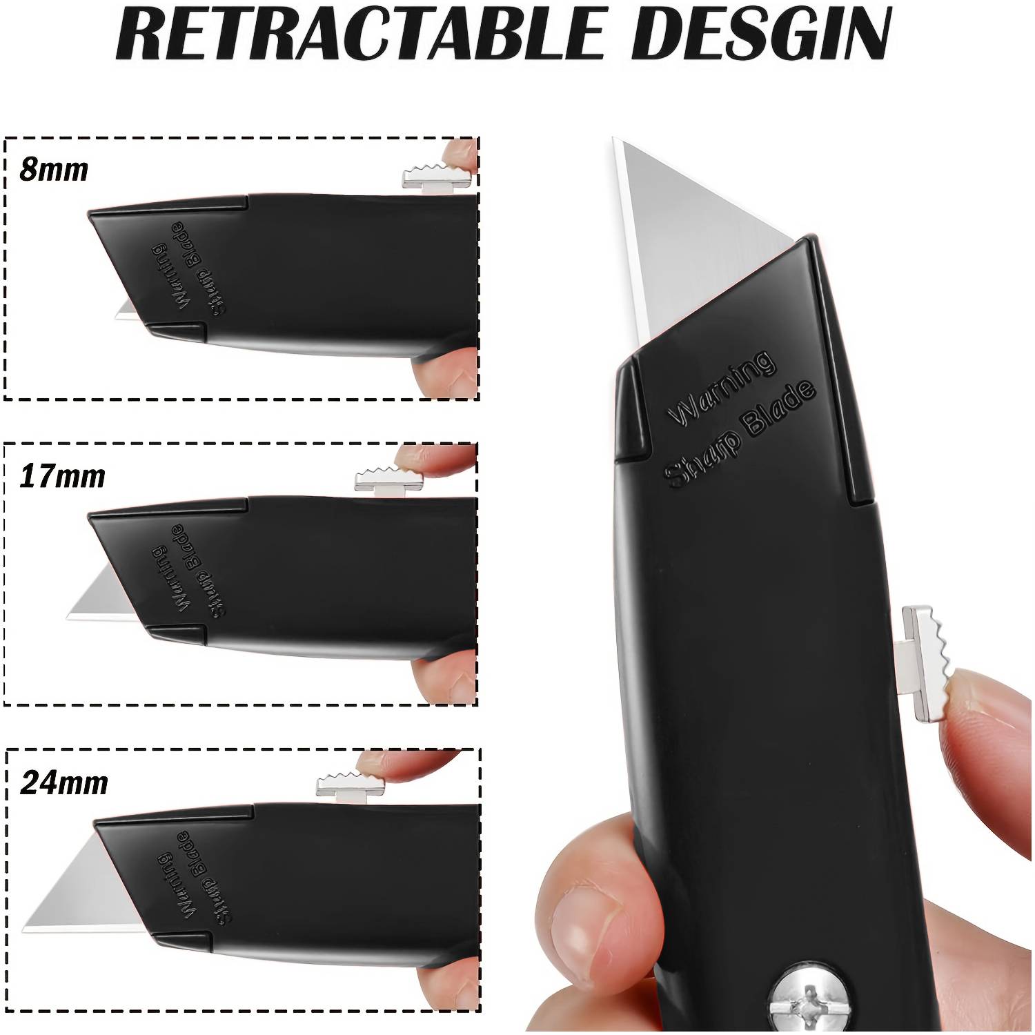 1/2PCS Utility Knife Retractab - Woodworking Warehouse ulasan dan harga