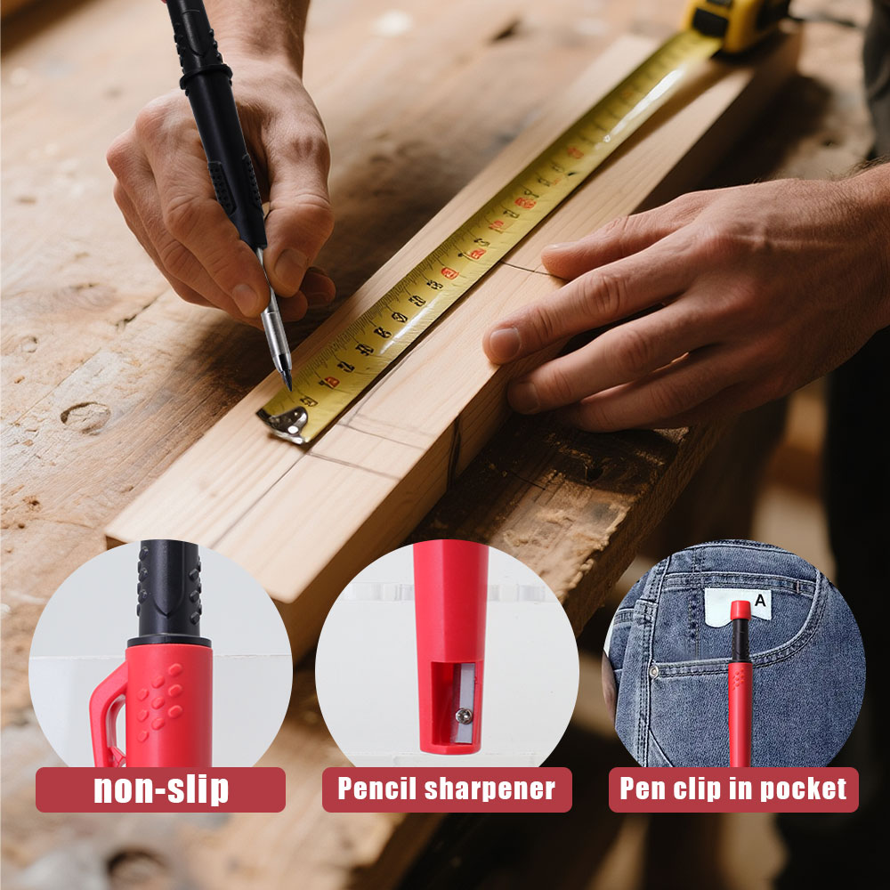 2.8mm Carpenter's Pencil Card  - Woodworking Marking Knife ulasan dan harga