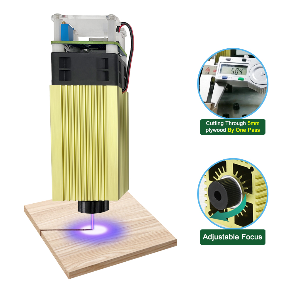 LASER TREE 4W 5W Blue Laser Mo - Woodworking Laser ulasan dan harga