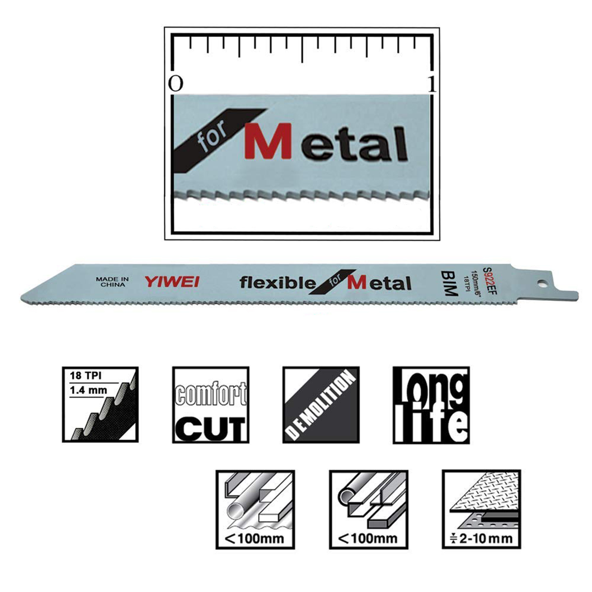 Heavy Duty Metal Cutting Recip - Band Saw Blade ulasan dan harga